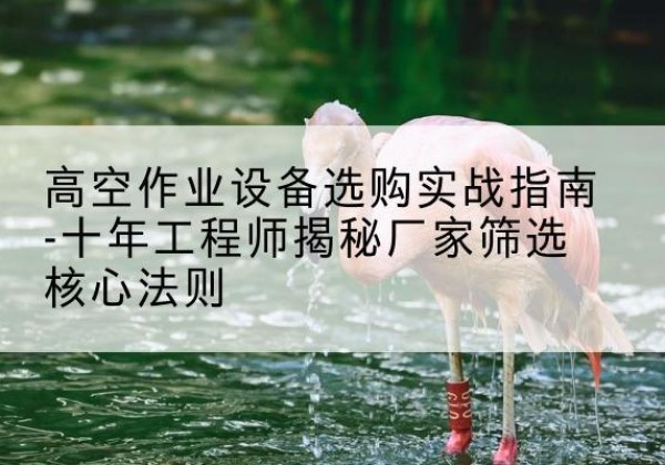 溪湖剪叉式升降机厂家-高空作业设备选购实战指南-十年工程师揭秘厂家筛选核心法则